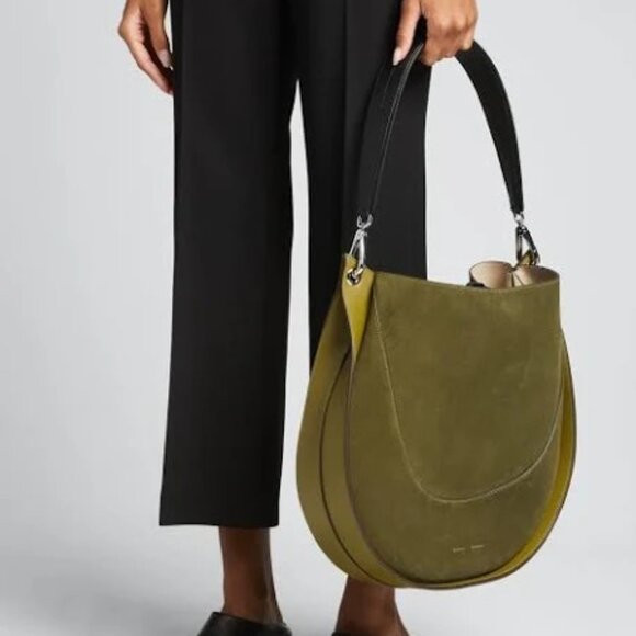 NEW Proenza Schouler Suede Leather Shoulder Bag with Pouch - Picture 15 of 15